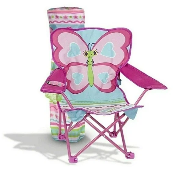 Melissa & Doug Sunny Patch Butterfly Folding Chairs - Picture 2 of 7